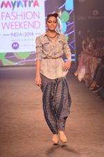 Model walk for Kalki show at Myntra fashion week day 2 on 4th Oct 2014